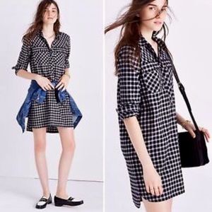 Madewell flannel dress